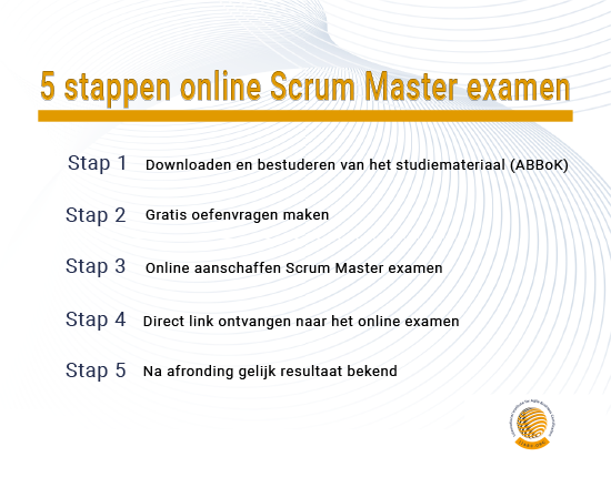 5 stappen online scrum master examen